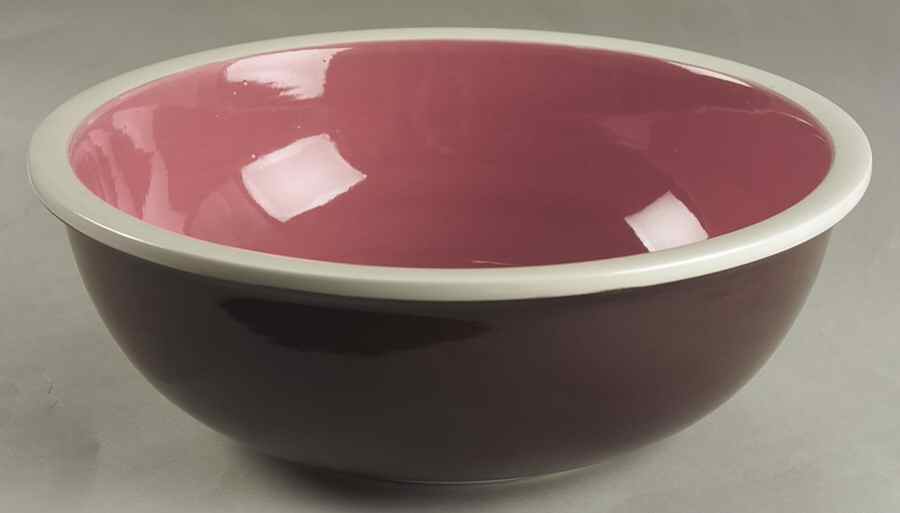 Coconut Grove Fuchsia 10" Round Vegetable Bowl by Dansk-1