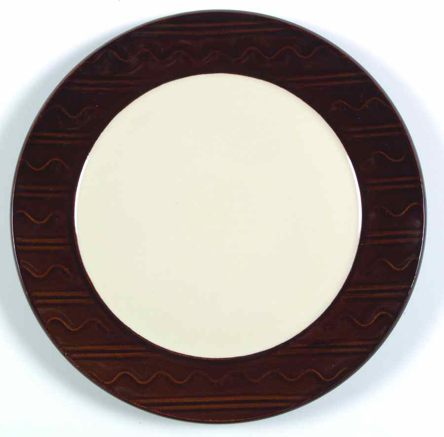 Cairo Brown Dinner Plate by Dansk-1