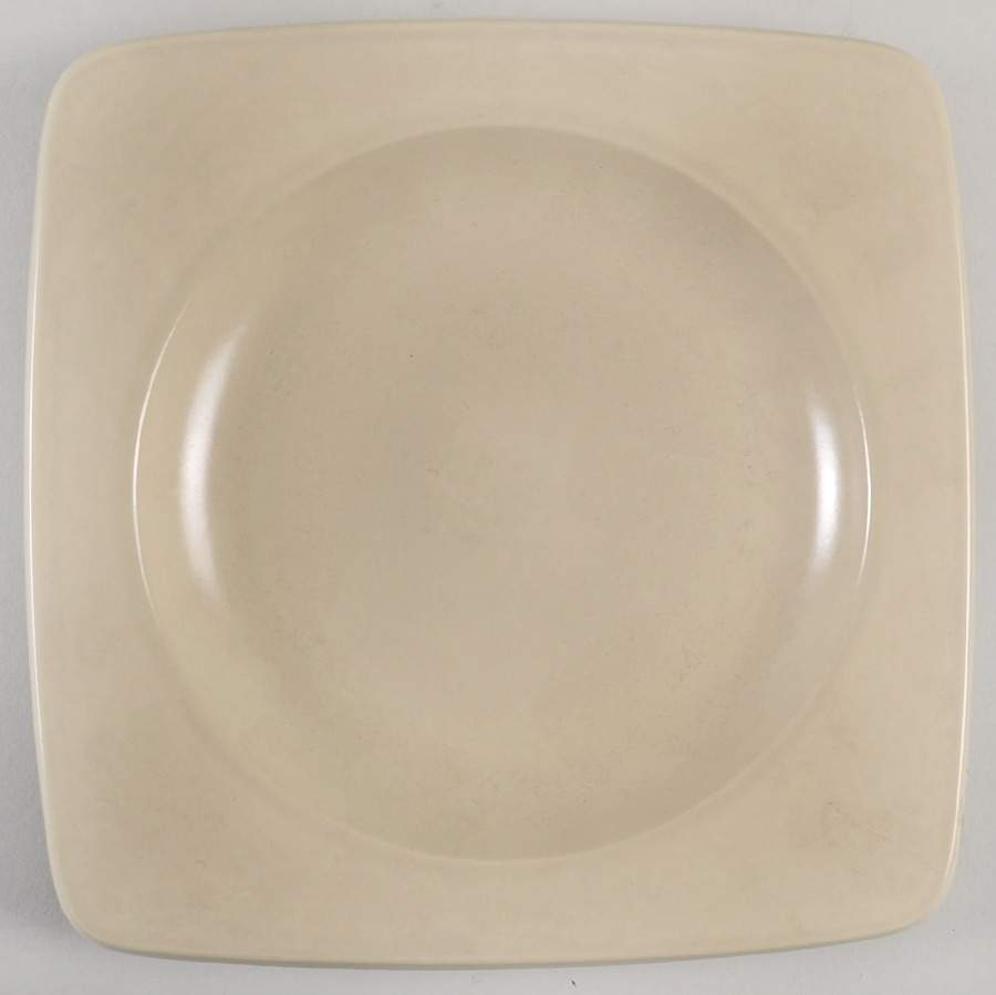 Studio Lm Taupe Square Accent Salad Plate by Dansk-1