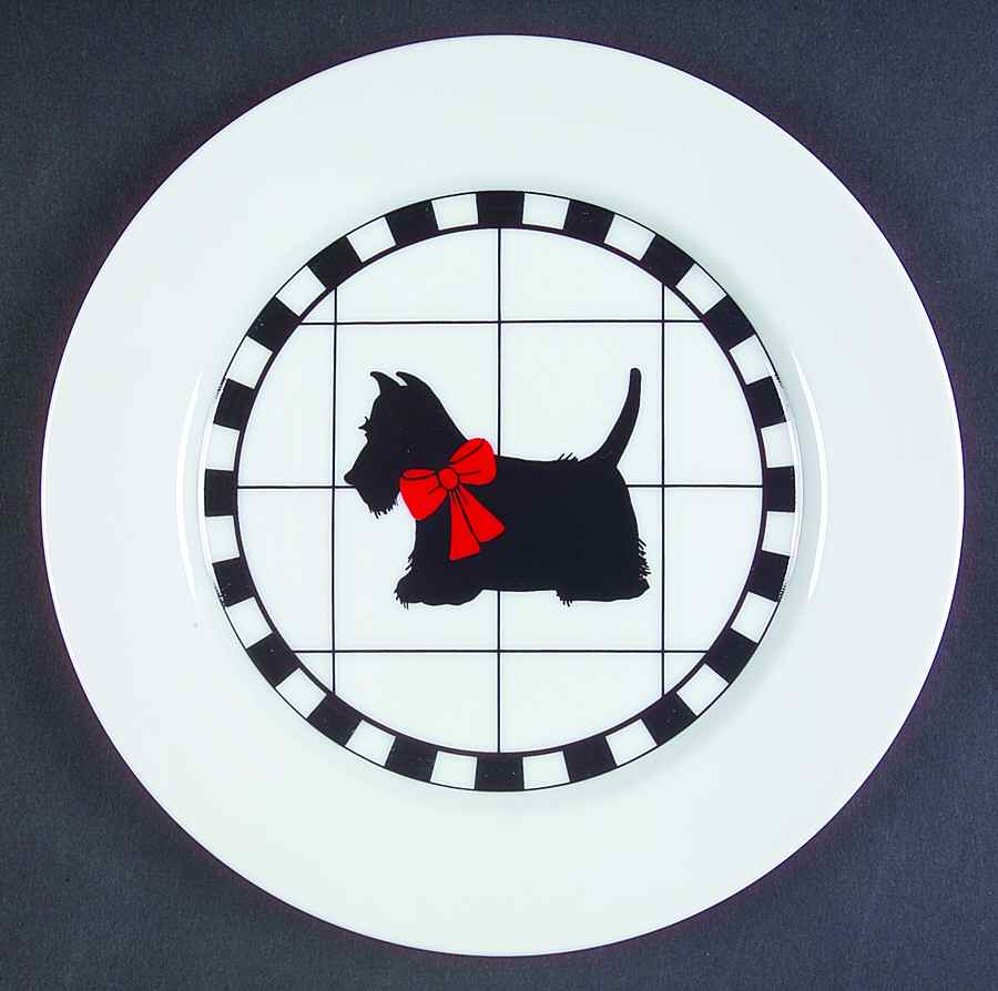Scottie Salad Plate by Department 56-1