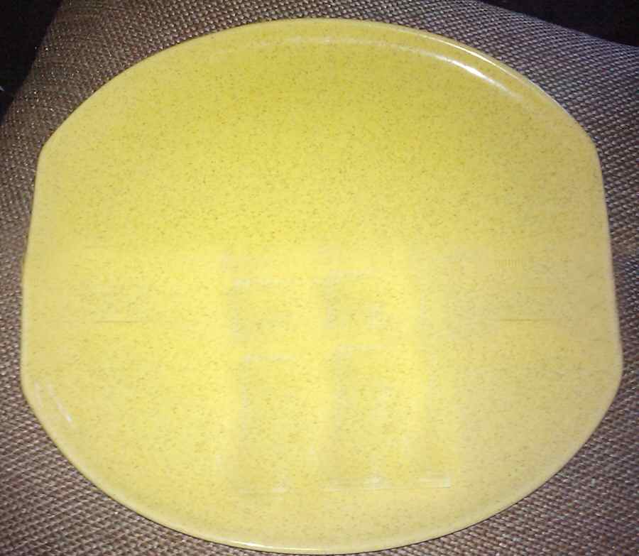 Bantu Yellow (Gold) Dinner Plate by Denwar-1