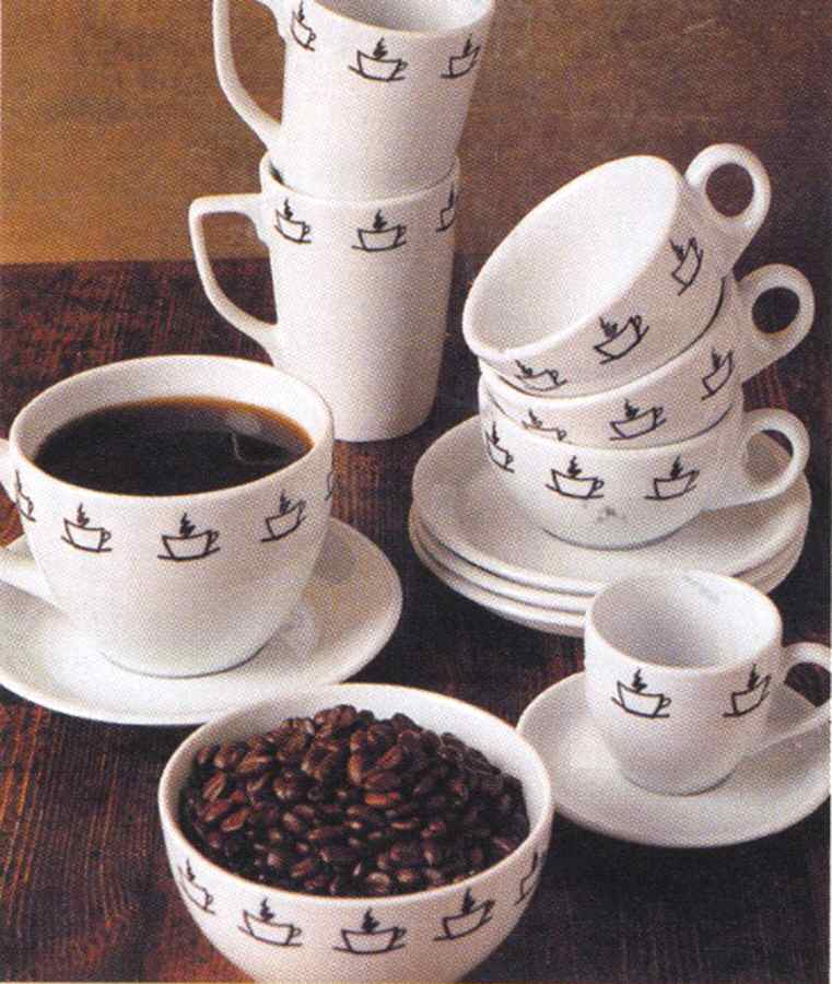 Cups Flat Cup & Saucer Set by Danica-1