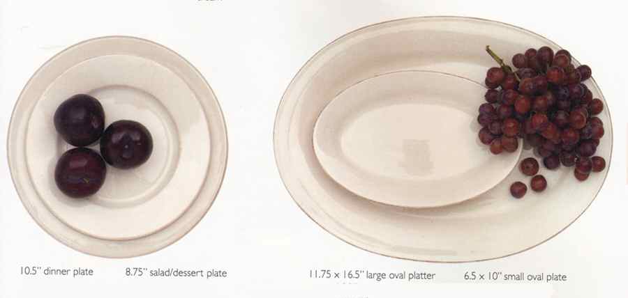 Patina Cream Salad/Dessert Plate by Danica-1
