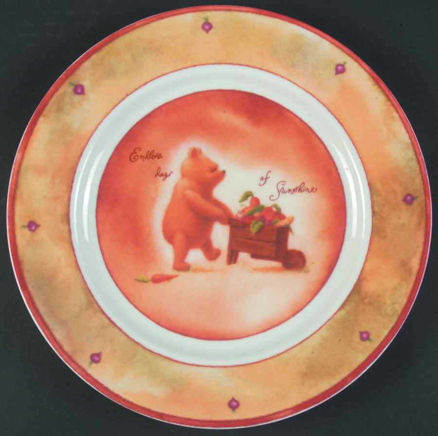 Pooh's Garden Dinner Plate by Disney-1