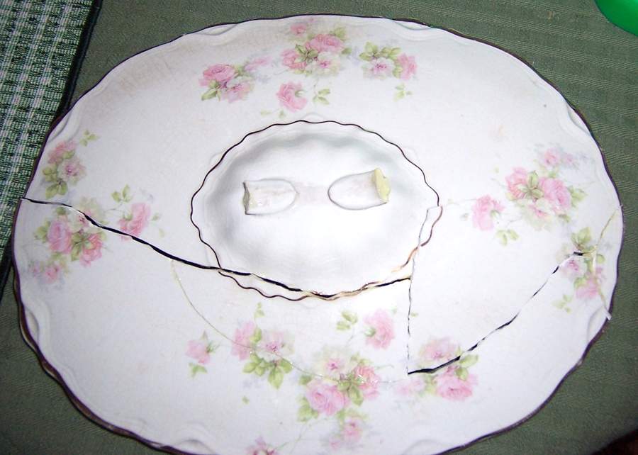 DO-4107 Lid for Oval Vegetable by Dresden (USA)-1