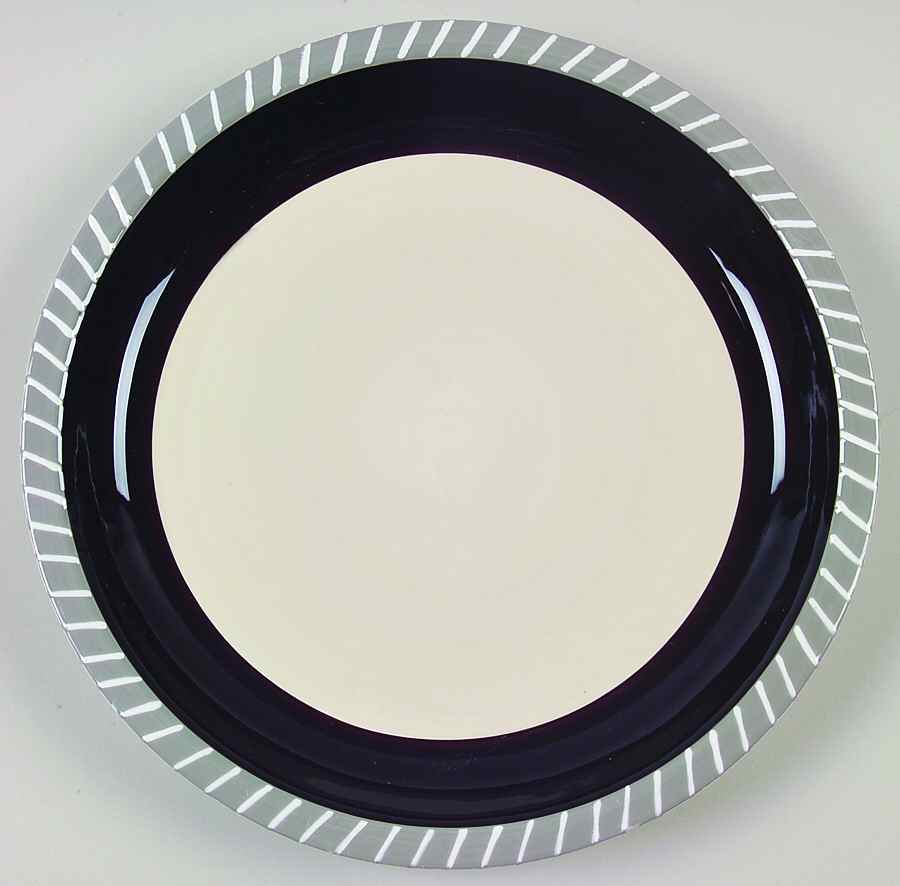 Sundial Midnight Dinner Plate by Dansk-1