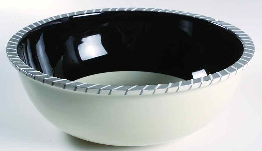 Sundial Midnight 10" Round Vegetable Bowl by Dansk-1
