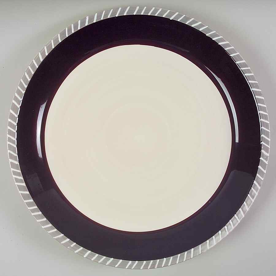 Sundial Midnight 14" Chop Plate (Round Platter) by Dansk-1