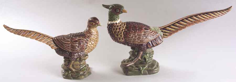 Orchard Collection (Giftware) Pheasant Pair Figurine (Male & Female) by Department 56-1