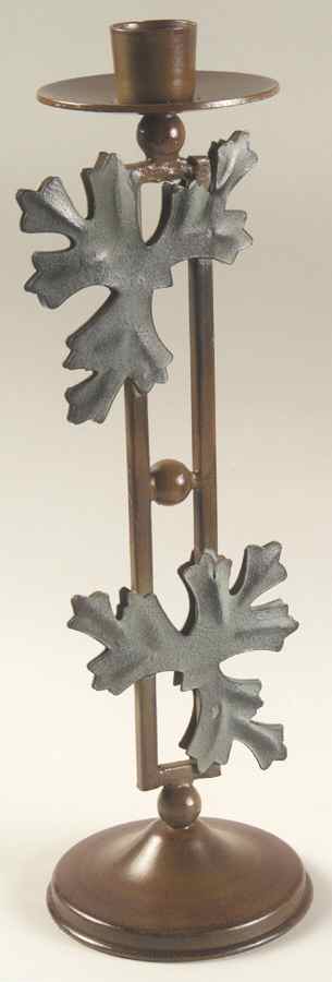 Oak Leaf 10" Candlestick by Department 56-1
