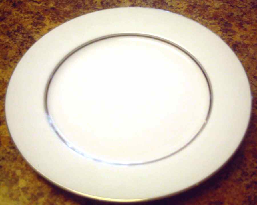 Silver Ring Dinner Plate by Delux Japan-1