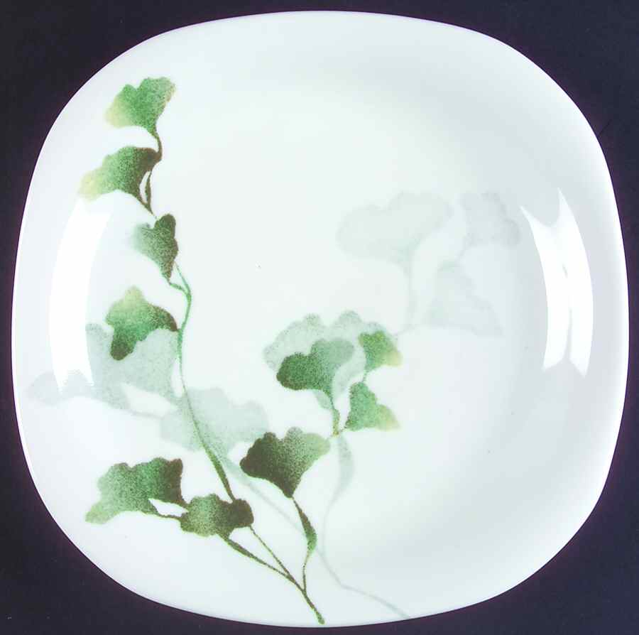 Ginkgo Branch Square Salad Plate by Dansk-1