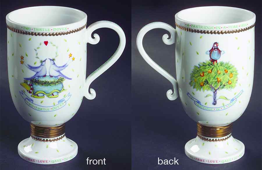 Twelve Days of Christmas Pedestal Mug by Department 56-1