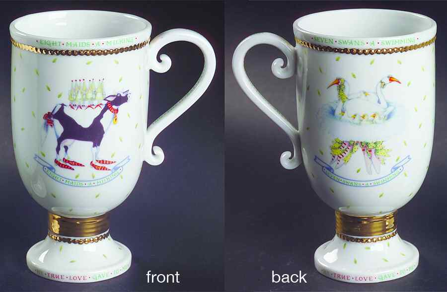 Twelve Days of Christmas Pedestal Mug by Department 56-1
