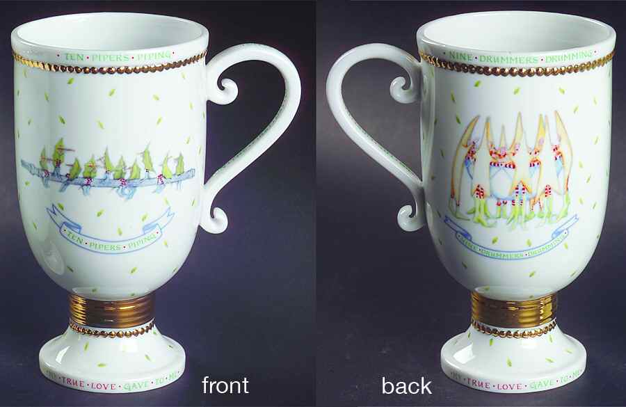 Twelve Days of Christmas Pedestal Mug by Department 56-1