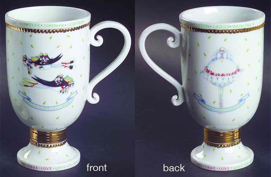 Twelve Days of Christmas Pedestal Mug by Department 56-1