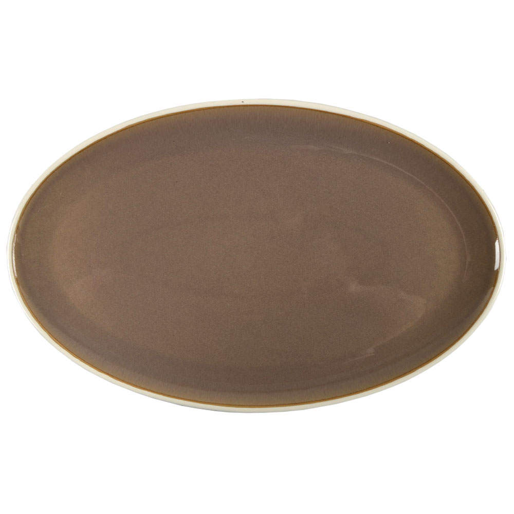 Truffle 15" Oval Serving Platter by Denby-Langley-1