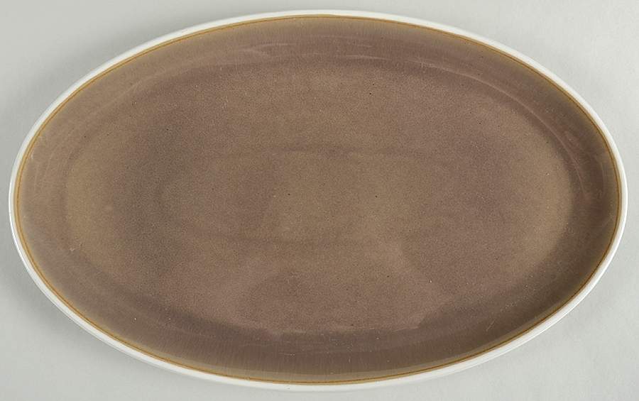 Truffle 12" Oval Serving Platter by Denby-Langley-1