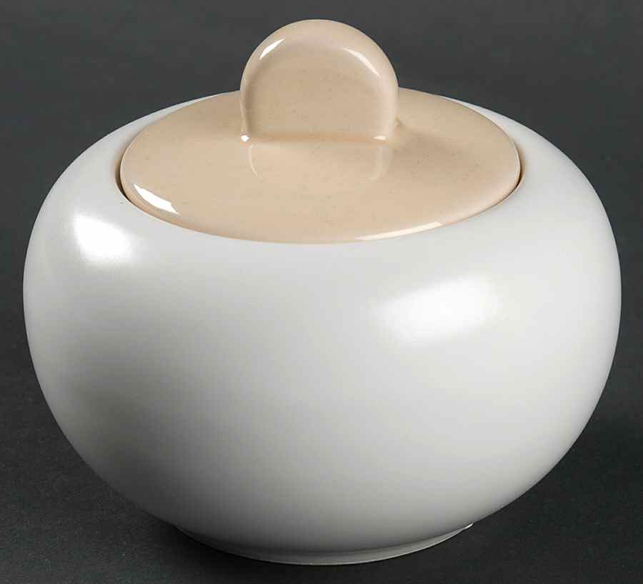 Arvada Sand Sugar Bowl & Lid by Dansk-1