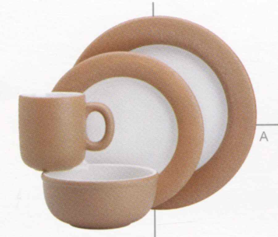 Earthstone Sand Dinner Plate by Dansk-1