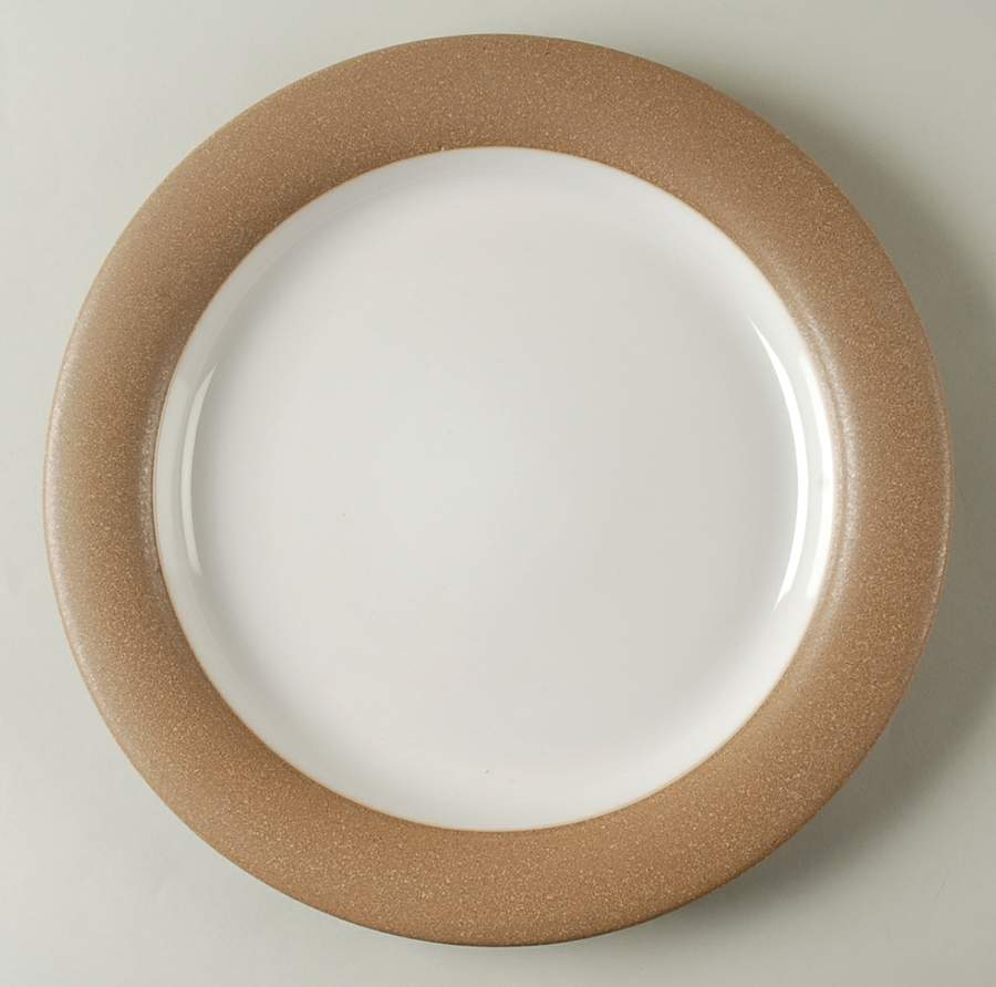 Earthstone Sand 13" Chop Plate (Round Platter) by Dansk-1