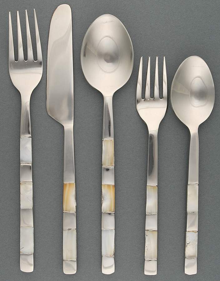 Exotic (5 Pc) Flatware Set by David Tutera-1