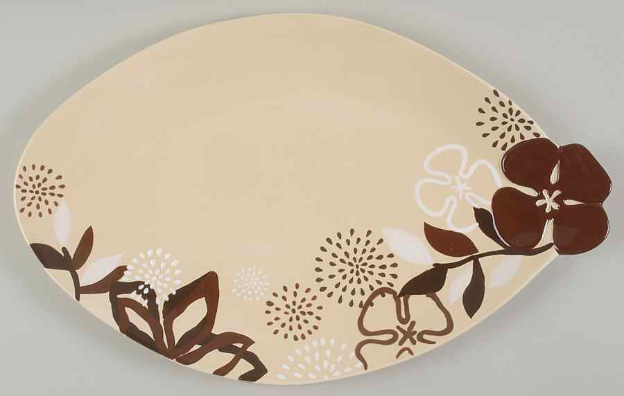 Exotic 18" Oval Serving Platter by David Tutera-1