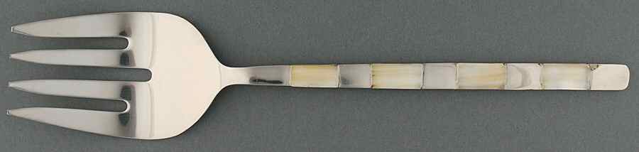 Exotic Salad Serving Fork with Stainless Prongs by David Tutera-1