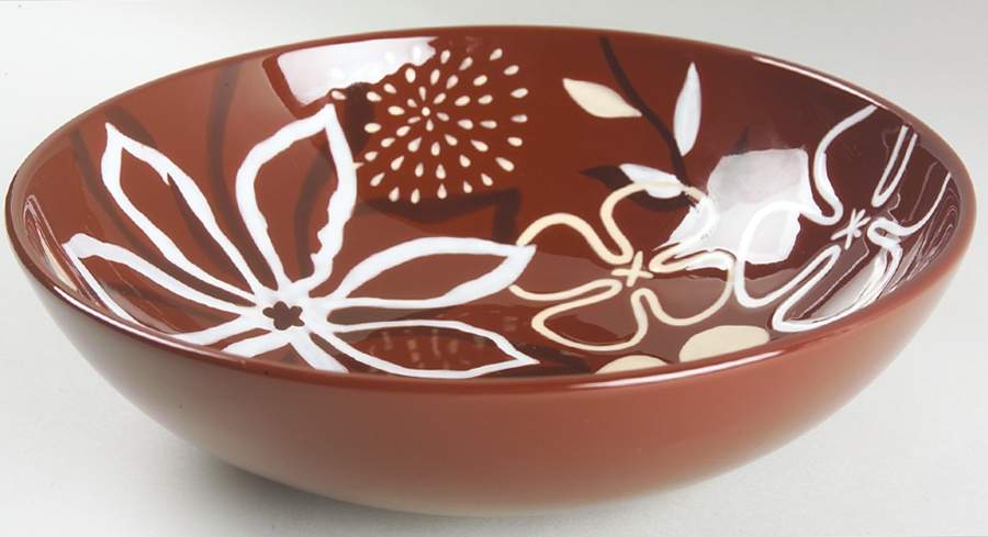 Exotic 10" Shallow Round Bowl by David Tutera-1