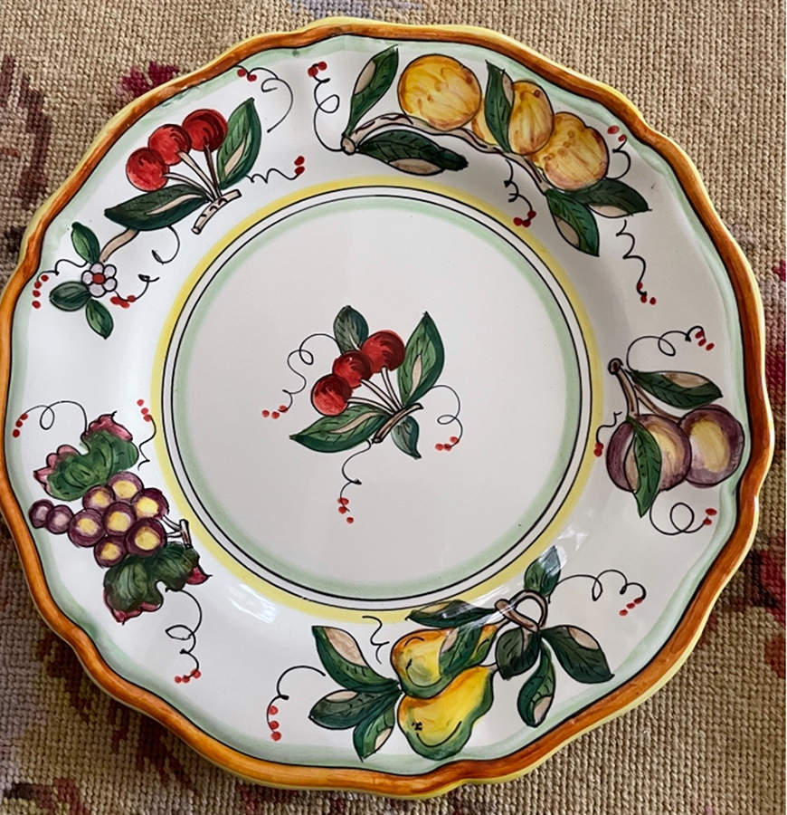 DER43 Dinner Plate by Deruta (Italy)-1