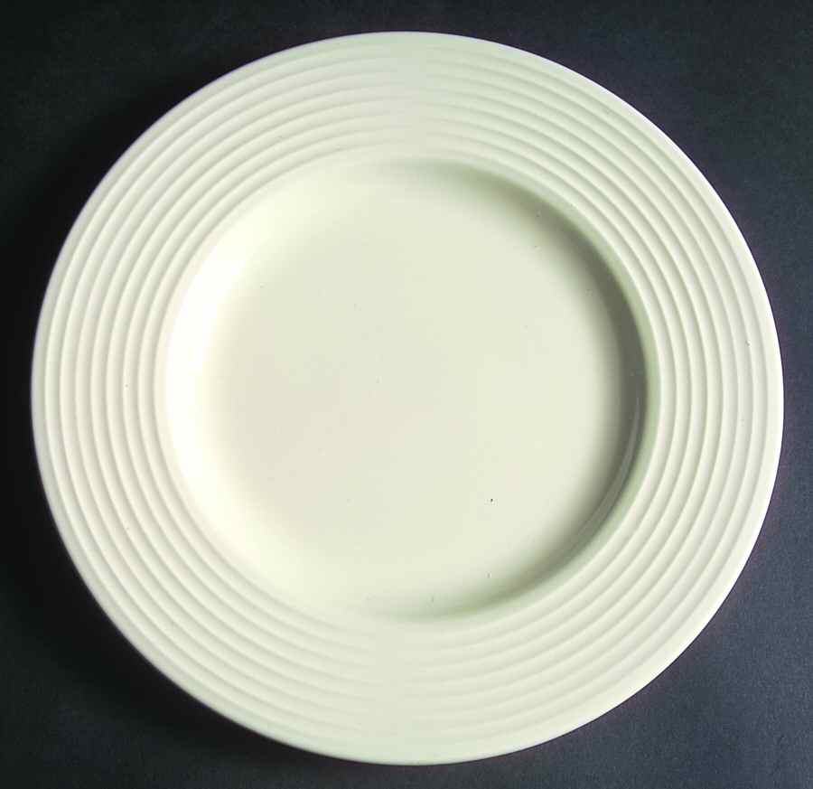 Parallax Cream Salad Plate by Dansk-1