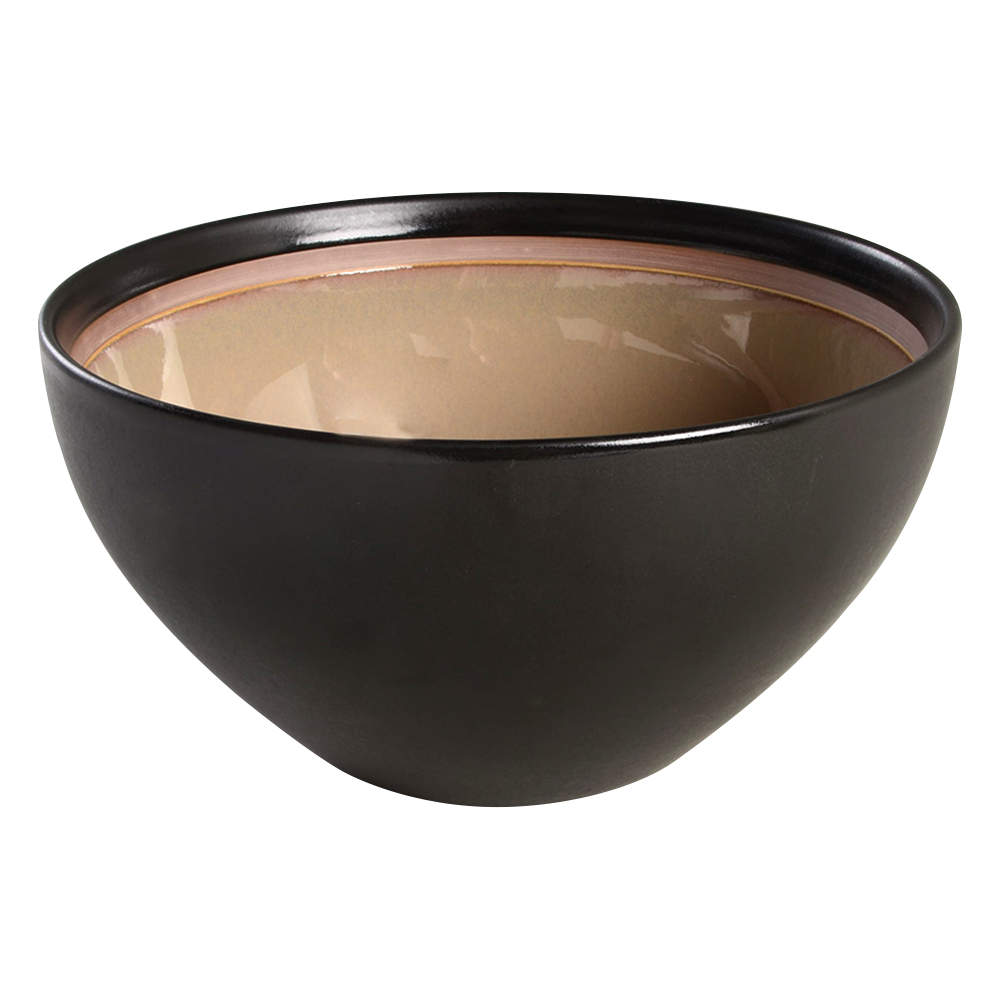 Boundary Brown 9" Round Vegetable Bowl by Dansk-1