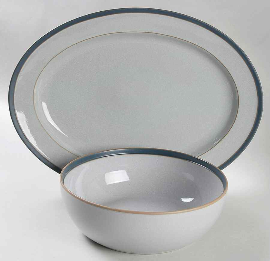 Leano Blue 2 Piece Serving Set by Dansk-1