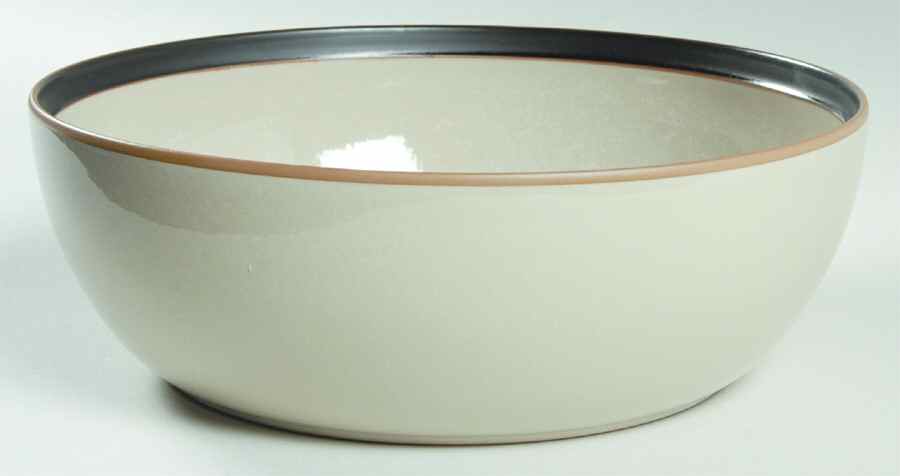 Leano Brown 9" Round Vegetable Bowl by Dansk-1