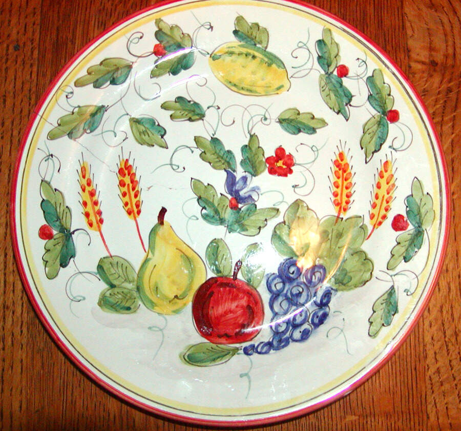 DER44 Dinner Plate by Deruta (Italy)-1