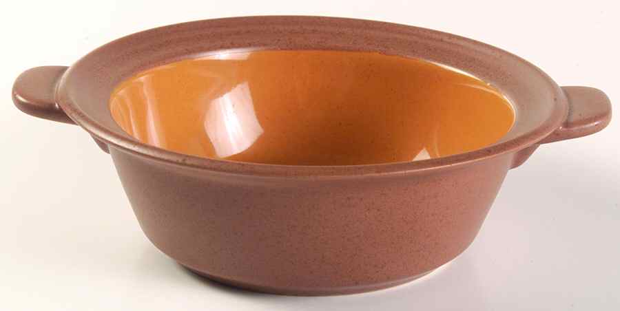 Blt Pottery Orange Lugged Cereal Bowl by Dansk-1