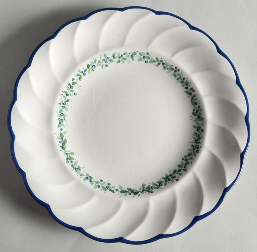 Blueberry Cottage Salad Plate by Demdaco-1