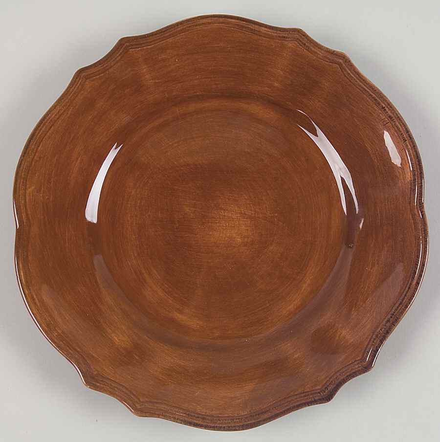 St. Remy Brown Salad/Dessert Plate by Daniel Cremieux-1