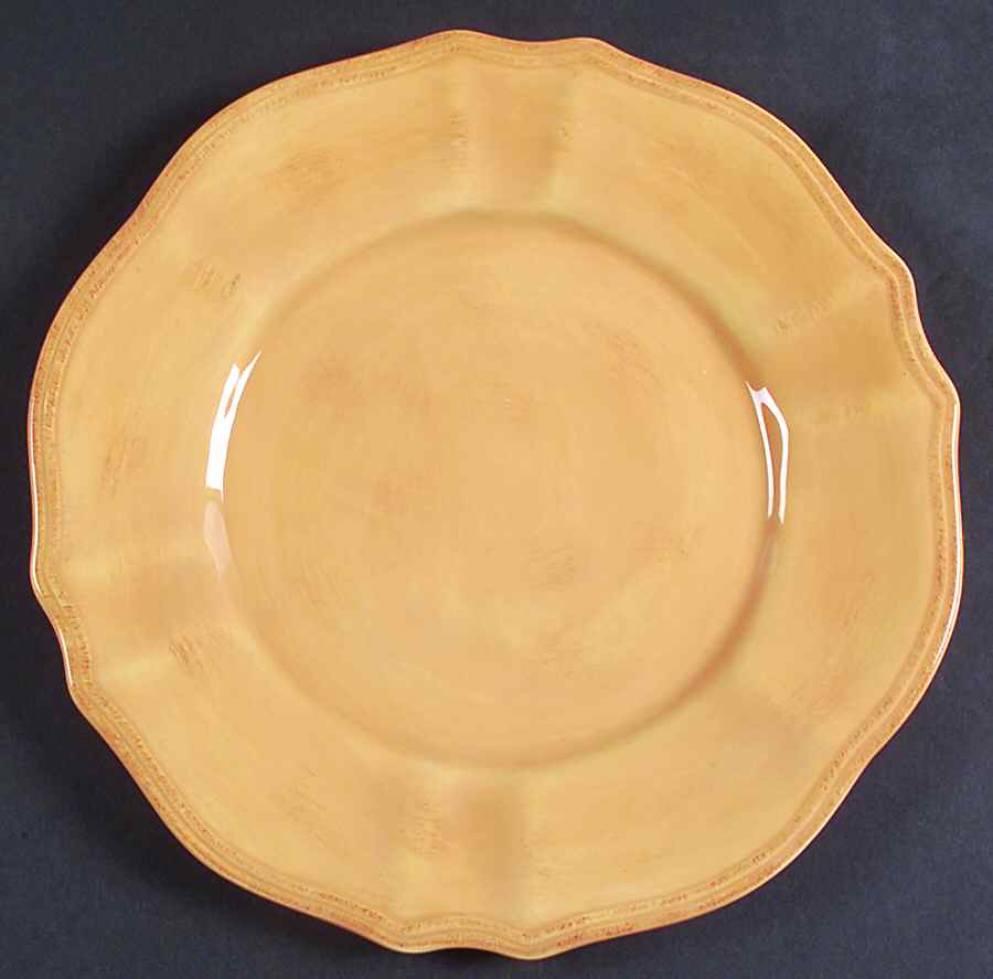 St. Remy Golden Apricot Dinner Plate by Daniel Cremieux-1