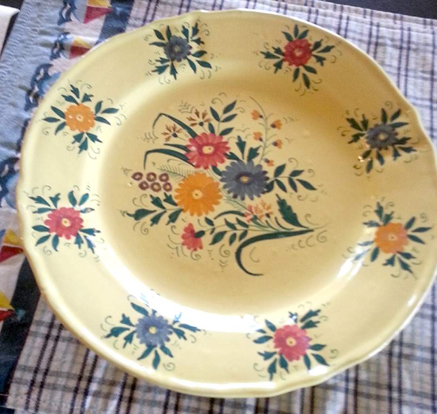 DER45 Dinner Plate by Deruta (Italy)-1