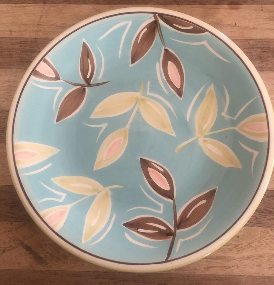 Tabriz Leaf Salad Plate by Dansk-1
