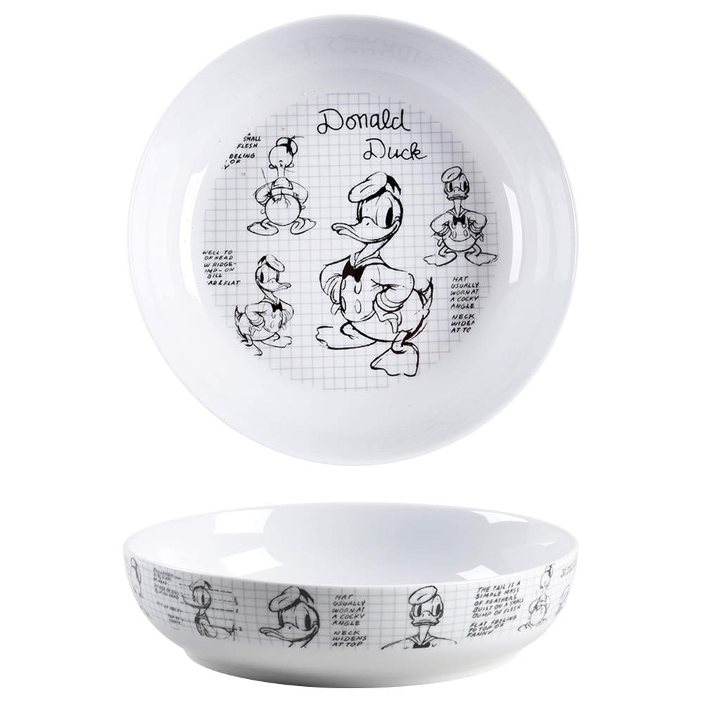 Sketch Book Individual Dinner Bowl by Zrike-1