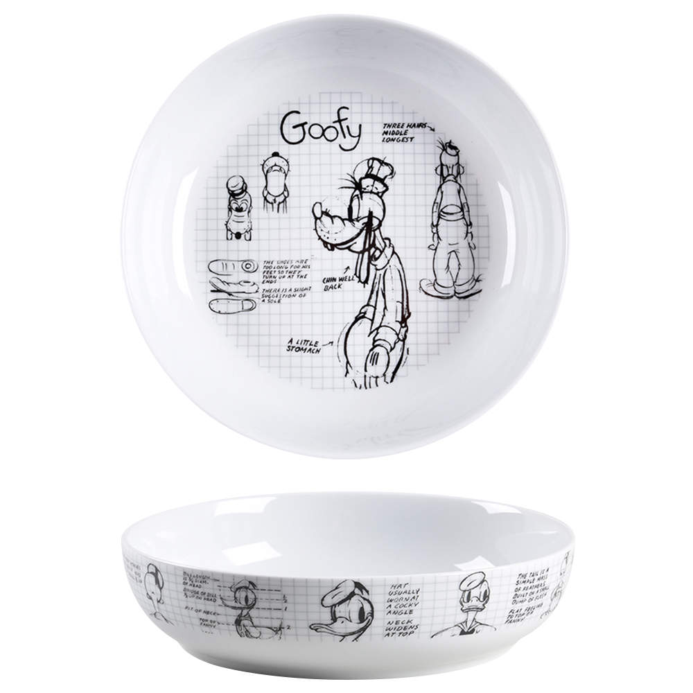Sketch Book Individual Dinner Bowl by Zrike-1
