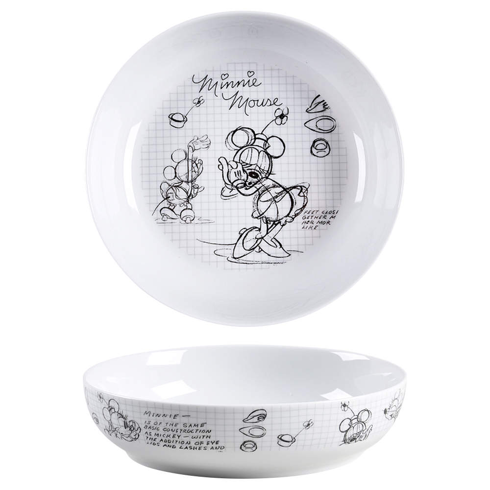 Sketch Book Individual Dinner Bowl by Zrike-1