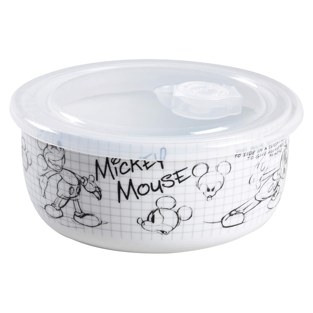 Sketch Book 26 Oz Round Plastic Microwave Bowl & Vented Lid by Zrike-1