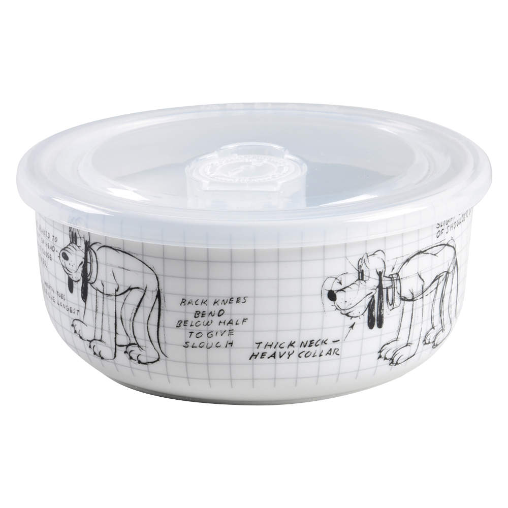 Sketch Book 16 Oz Round Plastic Microwave Bowl w/Vent Lid by Zrike-1