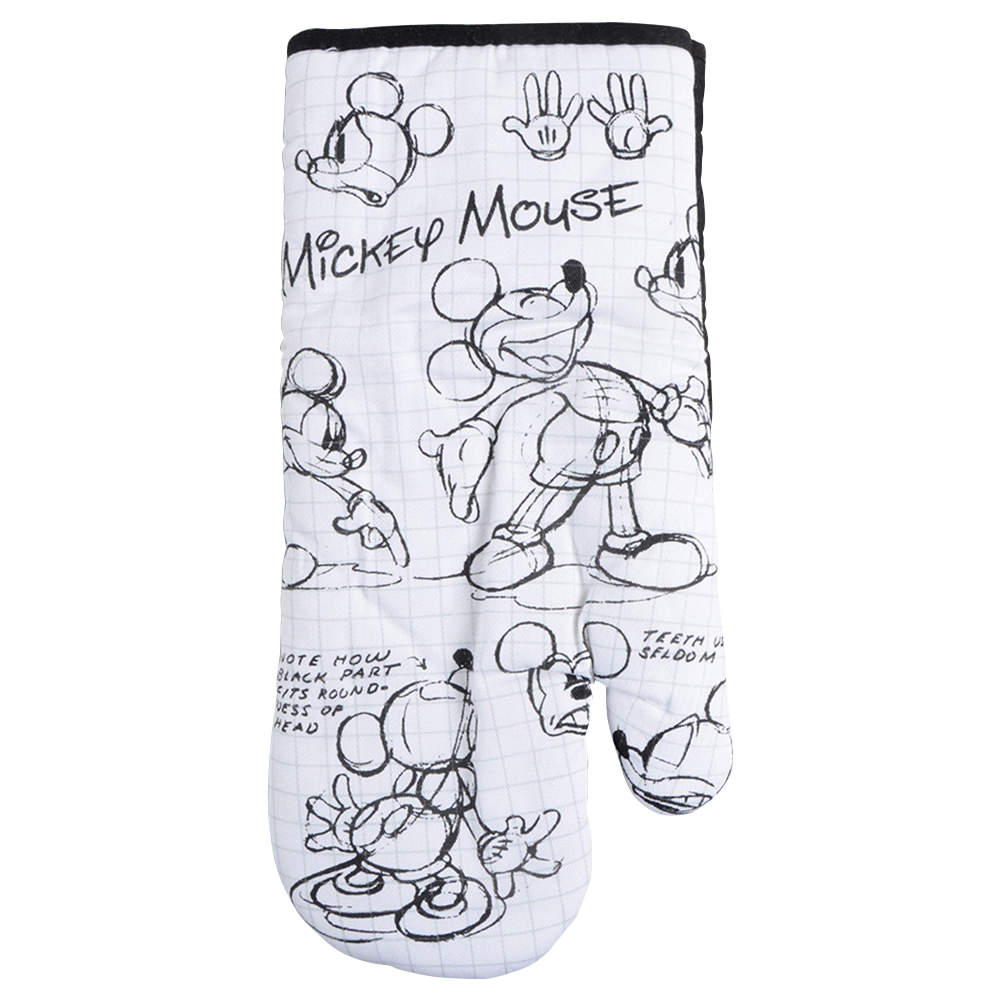 Sketch Book Cloth Oven Mitt by Zrike-1