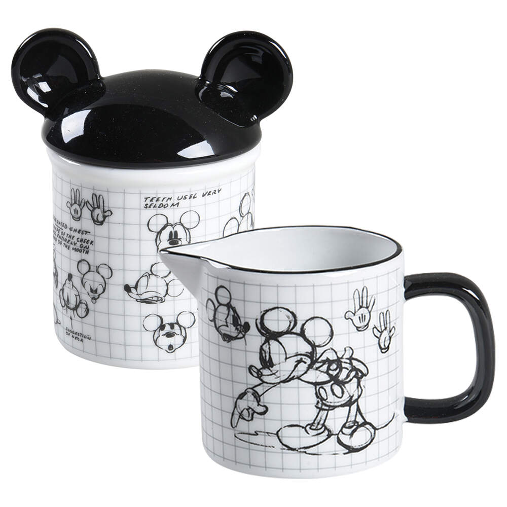 Sketch Book Creamer & Sugar with Lid (Box Set) by Zrike-1