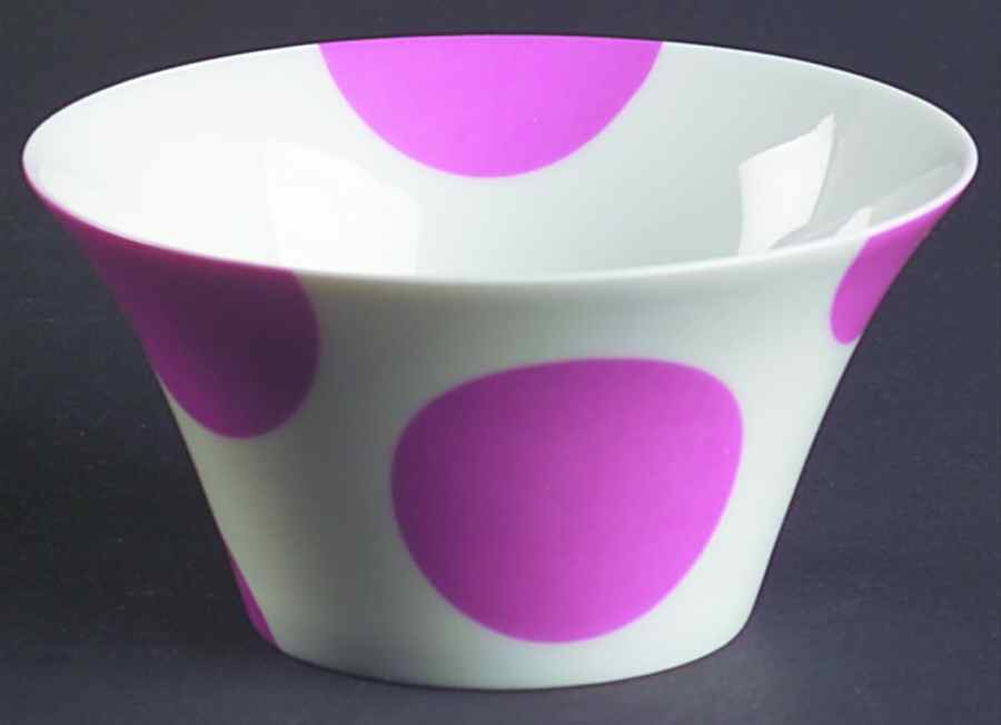 Color Dots Cream Bowl Individual by Philippe Deshoulieres-1