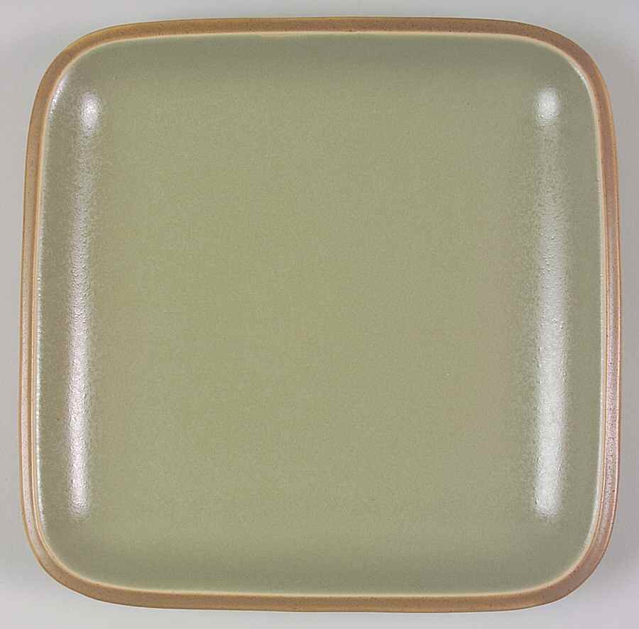 Santiago Square Green Dinner Plate by Dansk-1
